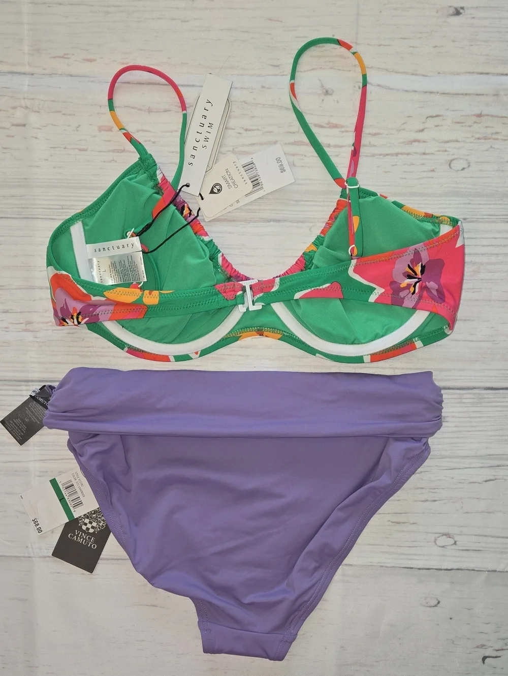 *Swim Bundle* 4 Pieces Size Large NWT, Vince Camuto, Sanctuary, Bar III
